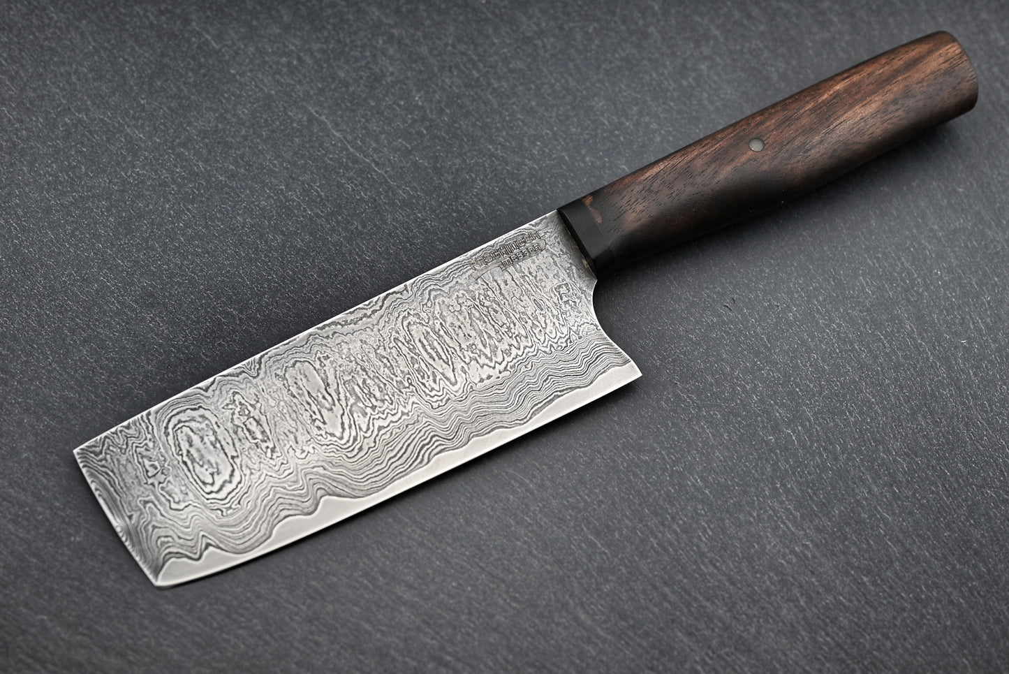 Damast Nakiri 13,5cm - ROSTFREI (Wilder Damast - 120 Lagen)