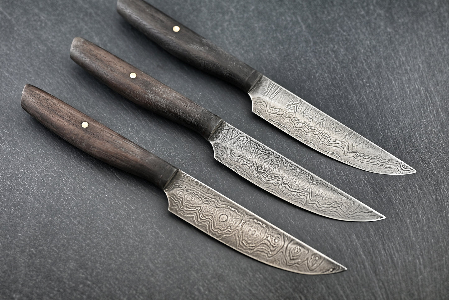 Damast Steakmesser 3er Set
