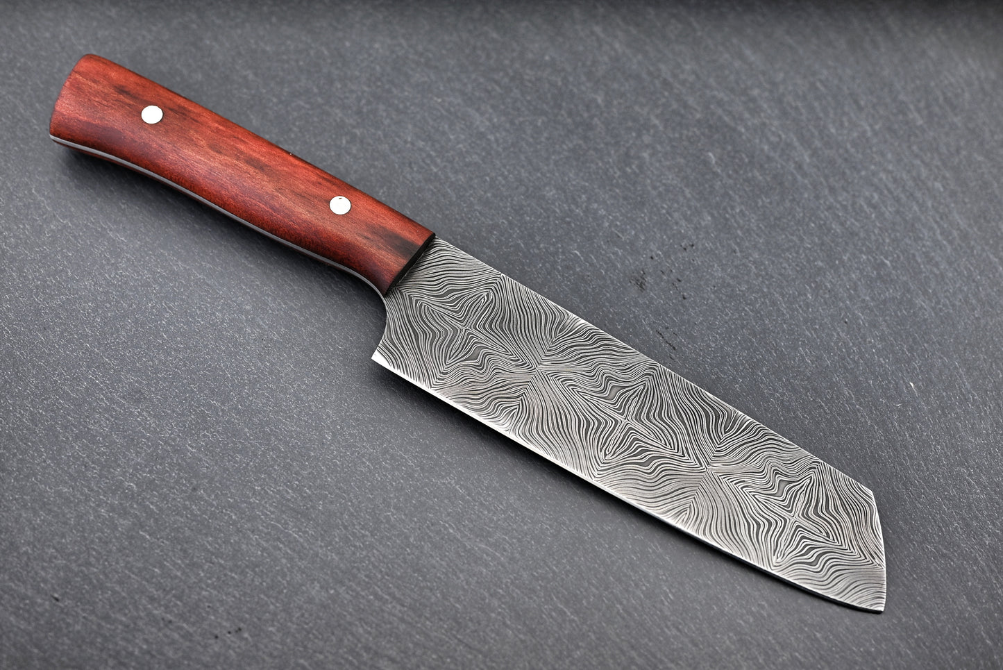 Damast Santoku (Mosaikdamast)