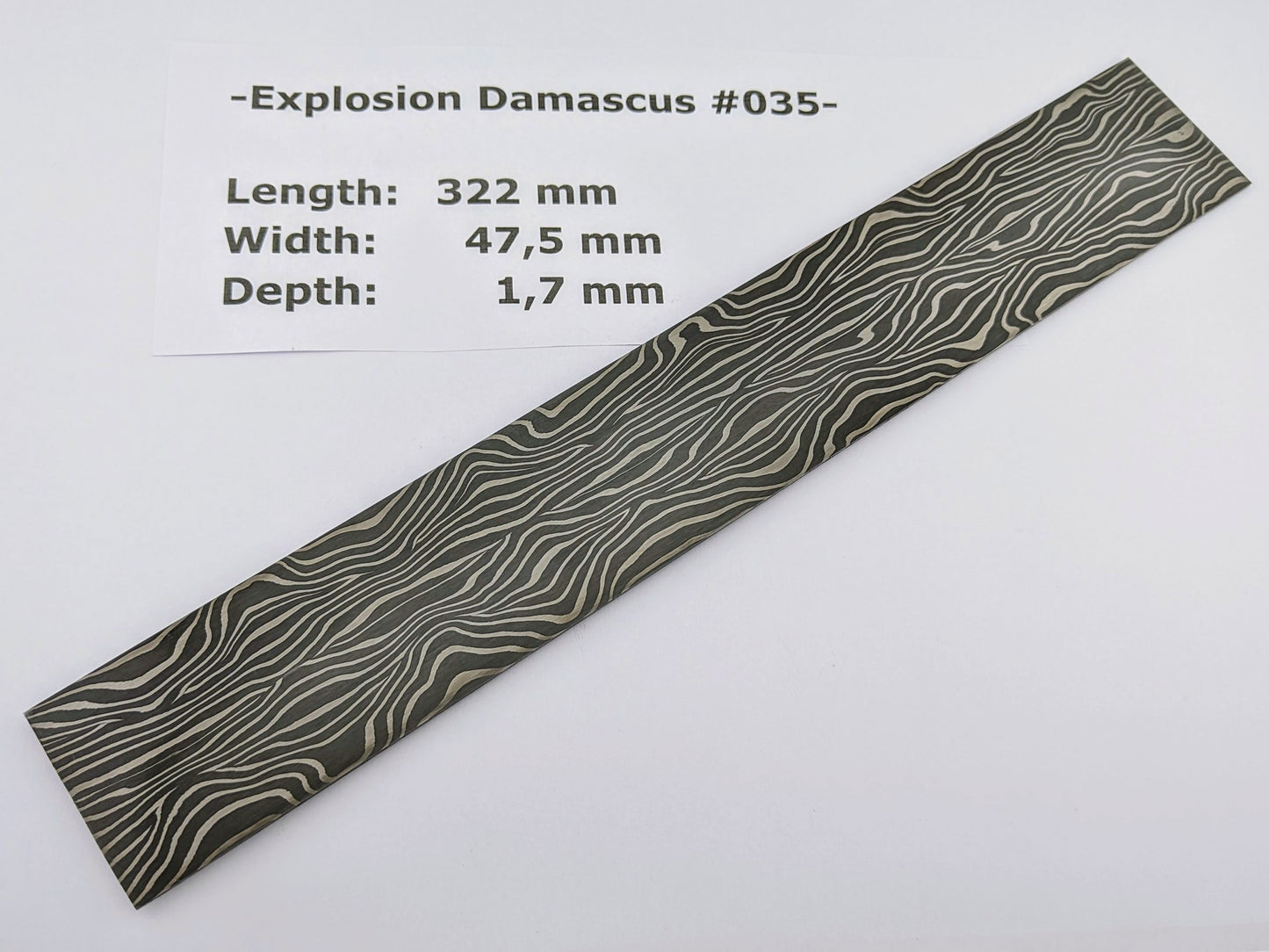 Entfalteter Explosions Damast - 1,7mm #35
