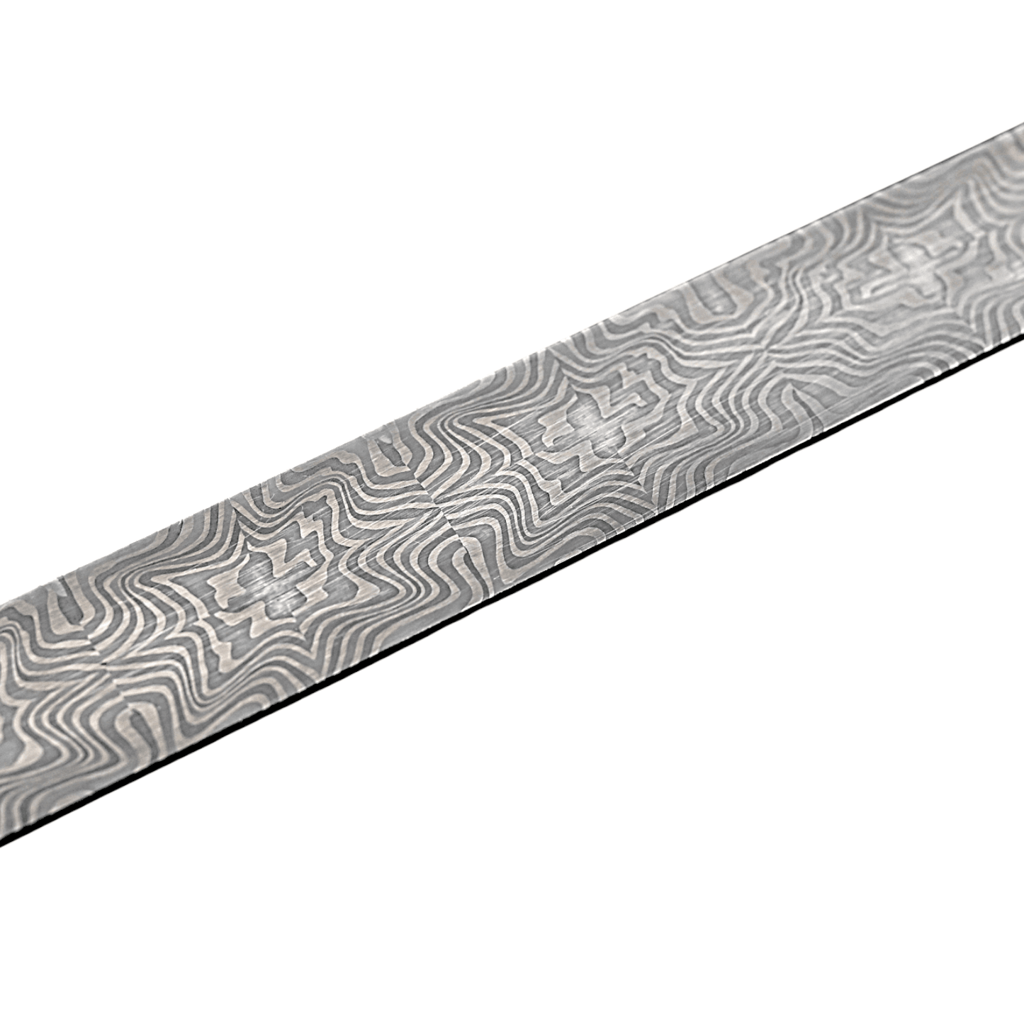 Mosaikdamast „Cross“ 3,3 mm: graues Damastband mit Kreuzmuster
