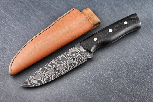 Jagdmesser "RoughRider" Damast
